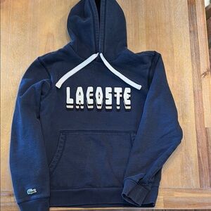Lacoste Vintage Navy Blue Hoodie